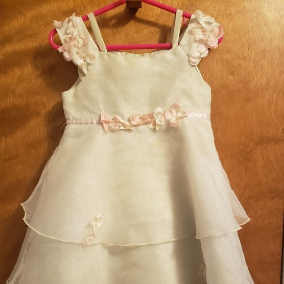 Biscotti Other - Sea Foam‎ Green sleeveless 3-tiered dress with Flowers Size 3T